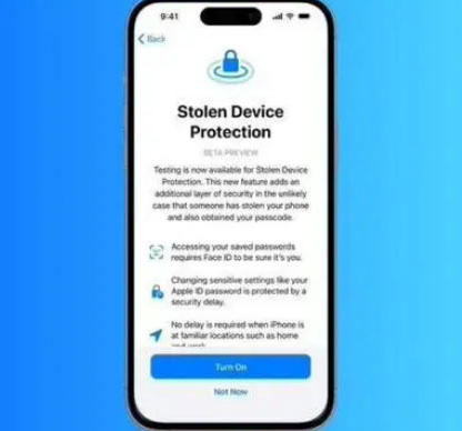 安图苹果授权维修店分享被盗设备保护功能开启方法 
