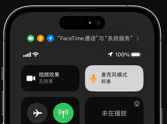 安图苹果授权维修网点分享iPhone在通话时让你的声音更清晰 