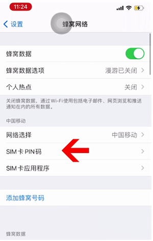 安图苹果14维修网分享如何给iPhone14的SIM卡设置密码 