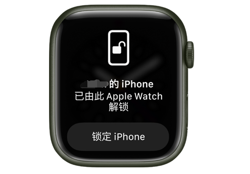 安图苹果手机维修分享用 AppleWatch 解锁配备面容 ID 的 iPhone方法 