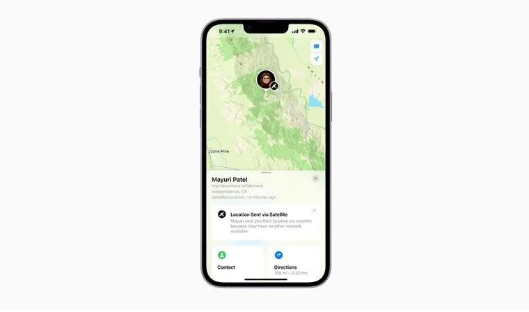 安图苹果14维修分享iPhone14系列中 FindMy功能通过卫星分享位置方法教程 