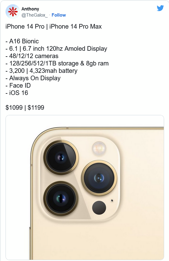 安图苹果14维修分享iPhone 14全系涨价 
